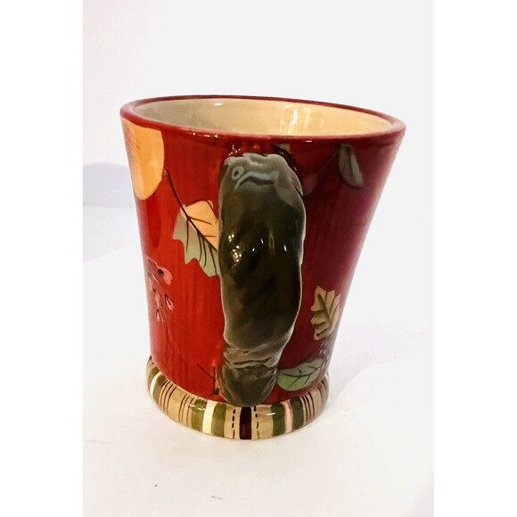 2 Retired Tracy Porter Octavia Hill Garden Coffee Latte Mugs-Fruit Flowers: - Picture 8 of 11